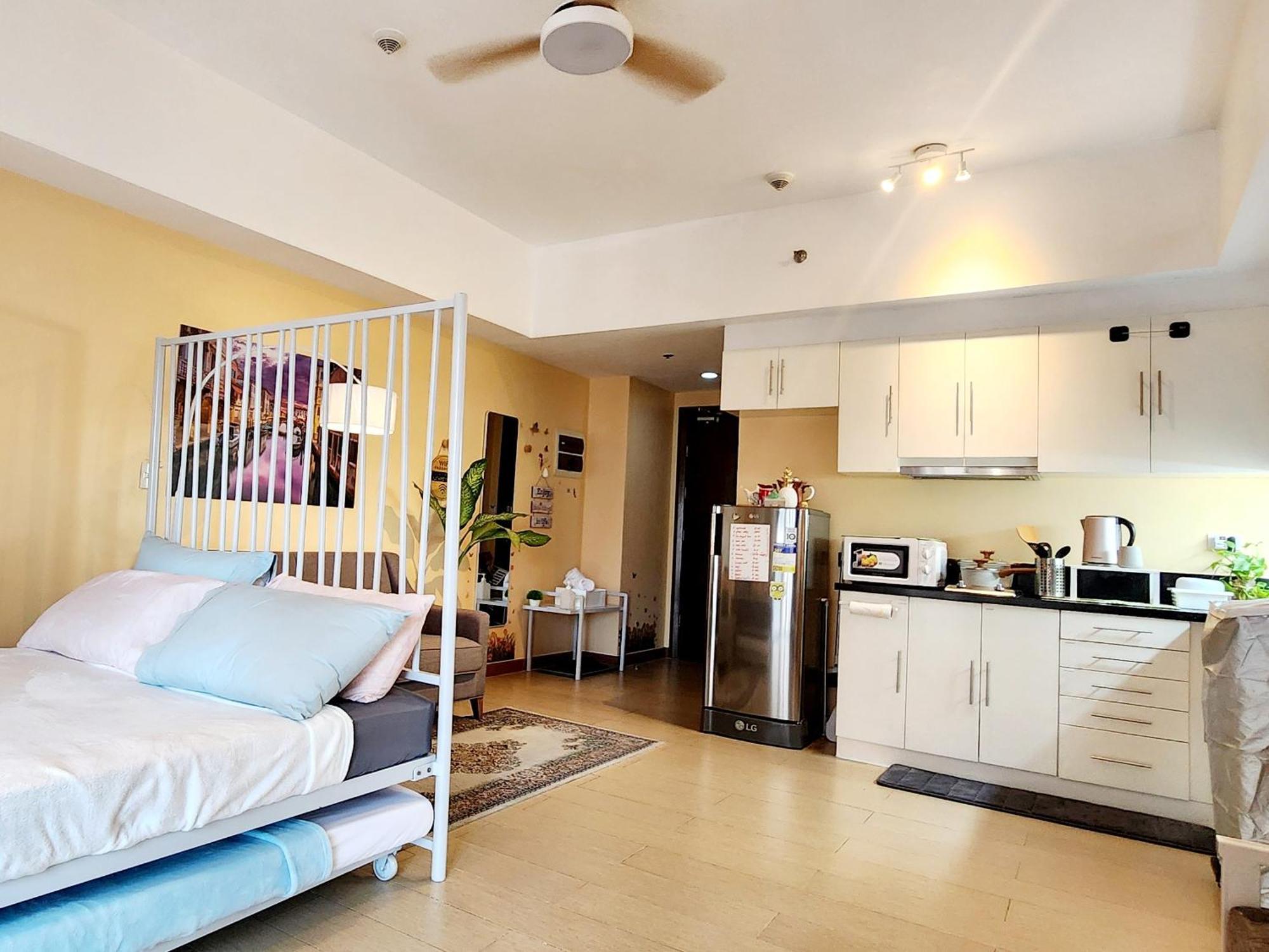 Spacious Cozy Suite At The Venice Mall With Free Parking And Washing Machine (Adults Only) Taguig Pokoj fotografie